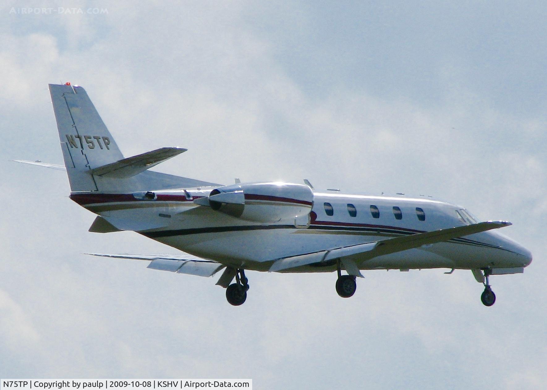 N75TP, 2008 Cessna 560XLS Citation Excel C/N 560-5768, At Downtown Shreveport.