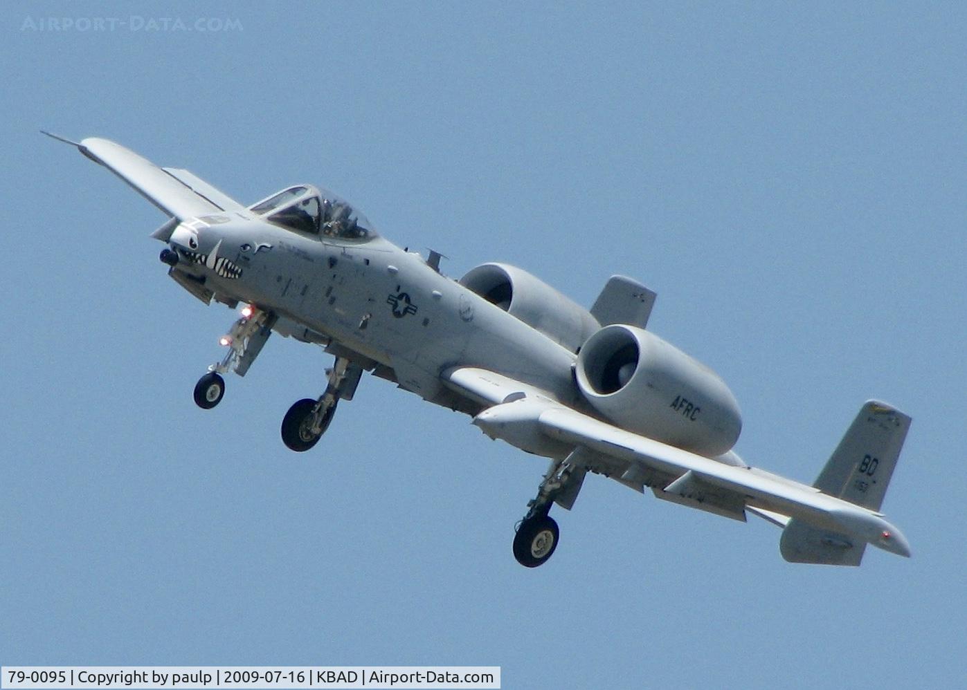 79-0095, 1979 Fairchild Republic A-10A Thunderbolt II C/N A10-0359, At Barksdale Air Force Base.