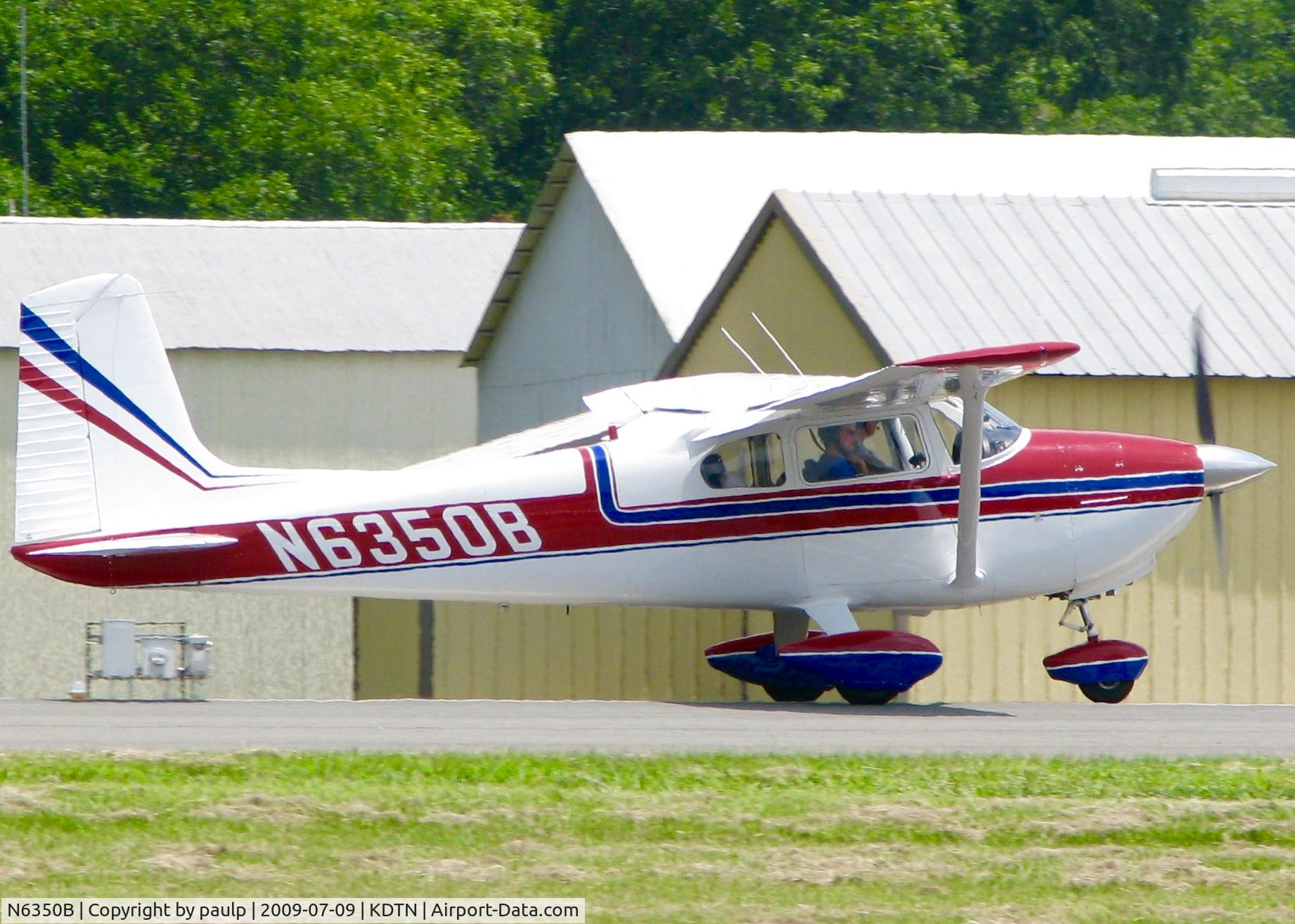 N6350B, 1957 Cessna 182A Skylane C/N 34250, At Downtown Shreveport.