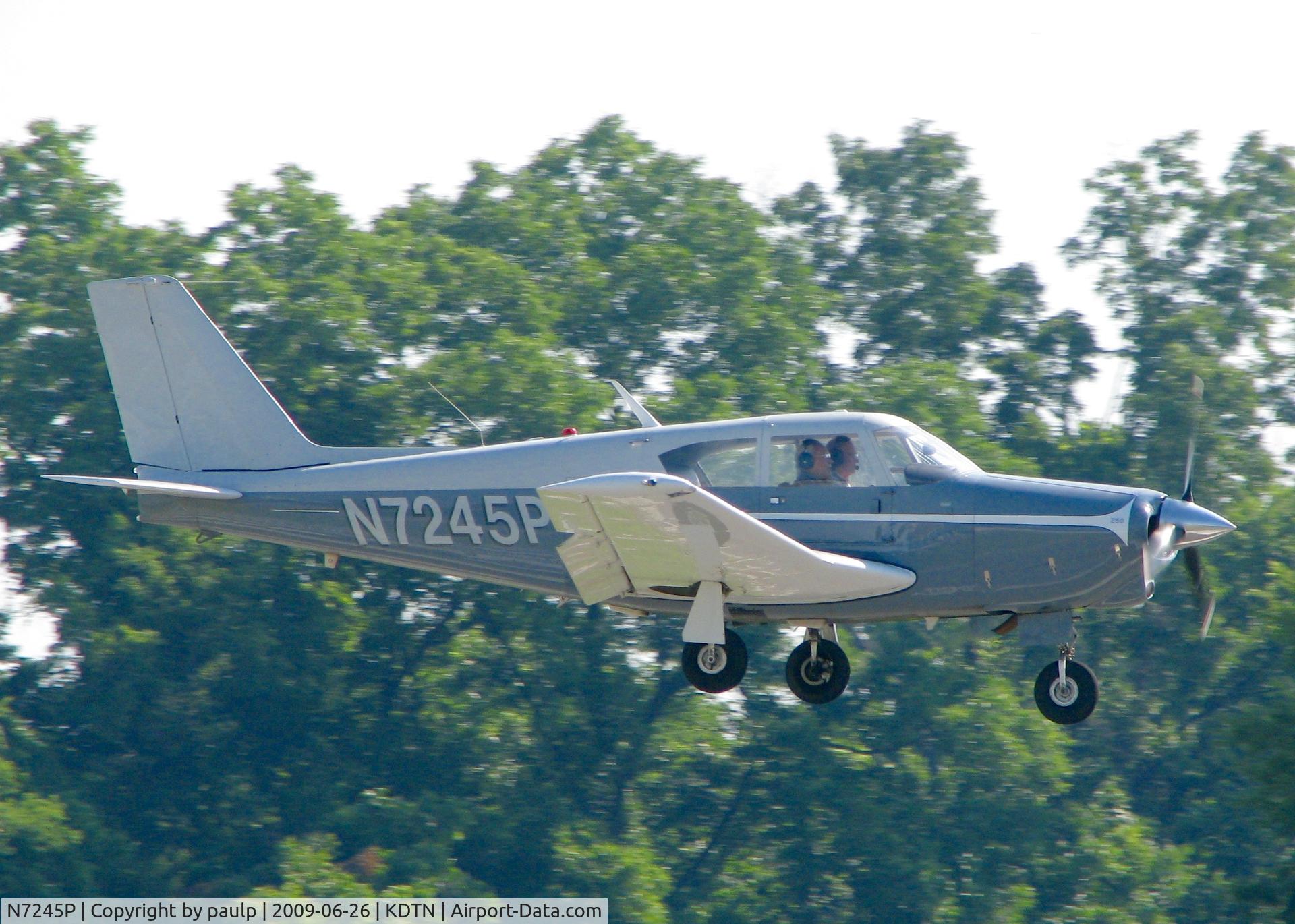 N7245P, 1960 Piper PA-24-250 Comanche C/N 24-2419, At Downtown Shreveport.