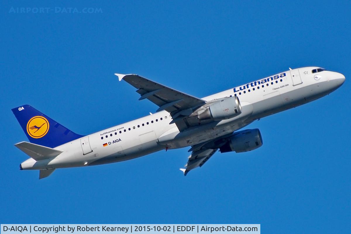 D-AIQA, 1991 Airbus A320-211 C/N 0172, Climbing out of EDDF