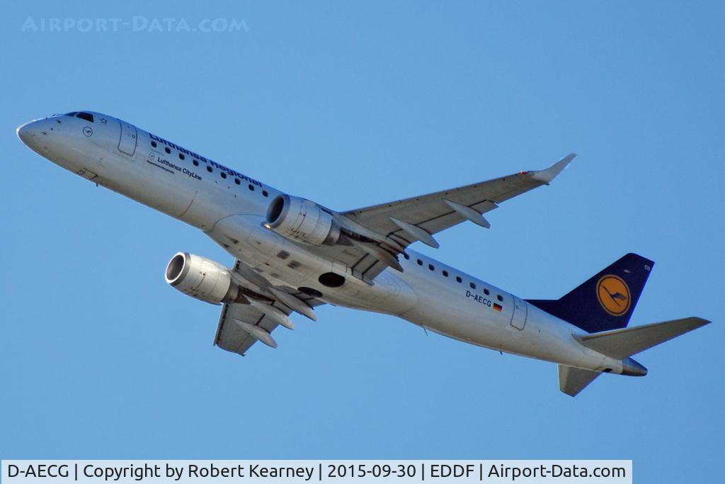 D-AECG, 2010 Embraer 190LR (ERJ-190-100LR) C/N 19000368, Climbing out of EDDF