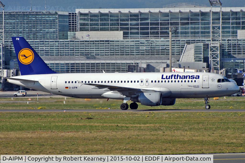 D-AIPM, 1990 Airbus A320-211 C/N 104, Taxiing in after arrival