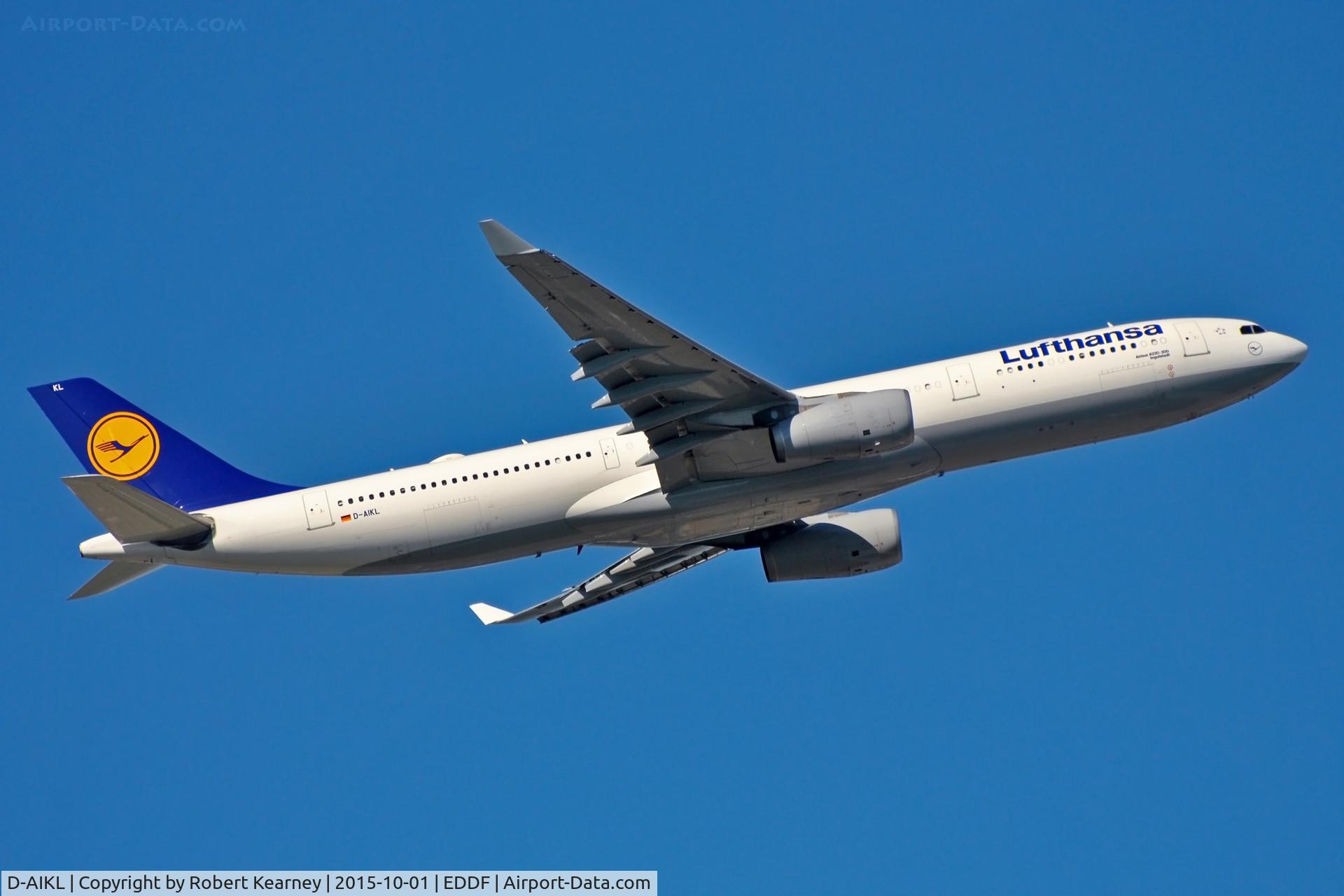 D-AIKL, 2008 Airbus A330-343X C/N 905, Climbing out of EDDF