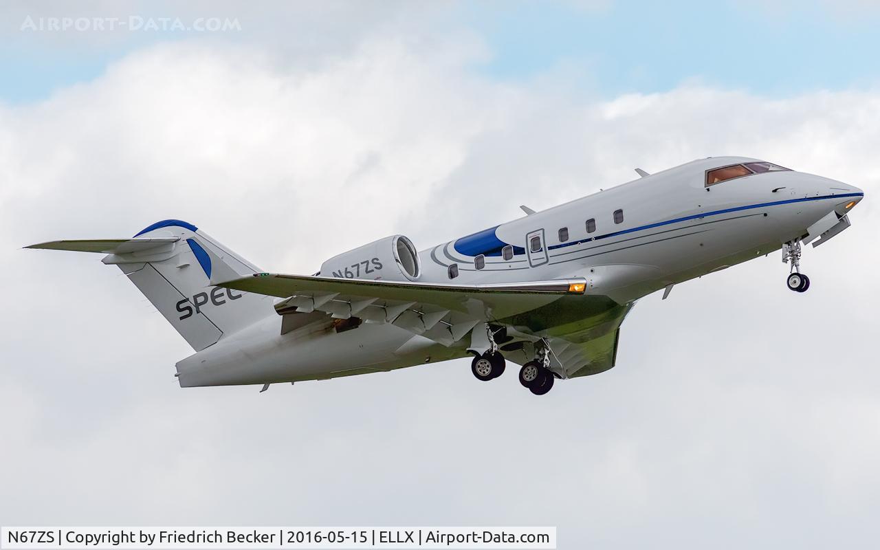 N67ZS, 2008 Bombardier Challenger 604 (CL-600-2B16) C/N 5583, departure via RW24
