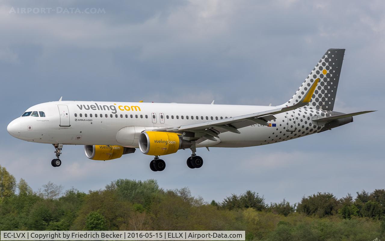 EC-LVX, 2013 Airbus A320-214 C/N 5673, on final RW24