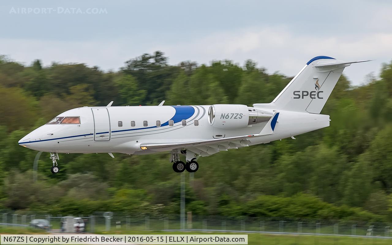N67ZS, 2008 Bombardier Challenger 604 (CL-600-2B16) C/N 5583, 2015-10-15