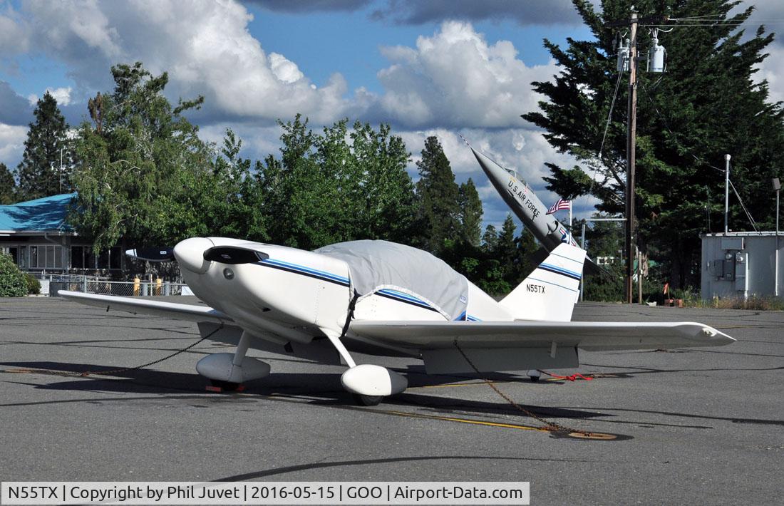 N55TX, Stoddard-Hamilton Glasair SH-2 C/N 551, Partked at the Nevada County Airport, Grass Valley, CA.
