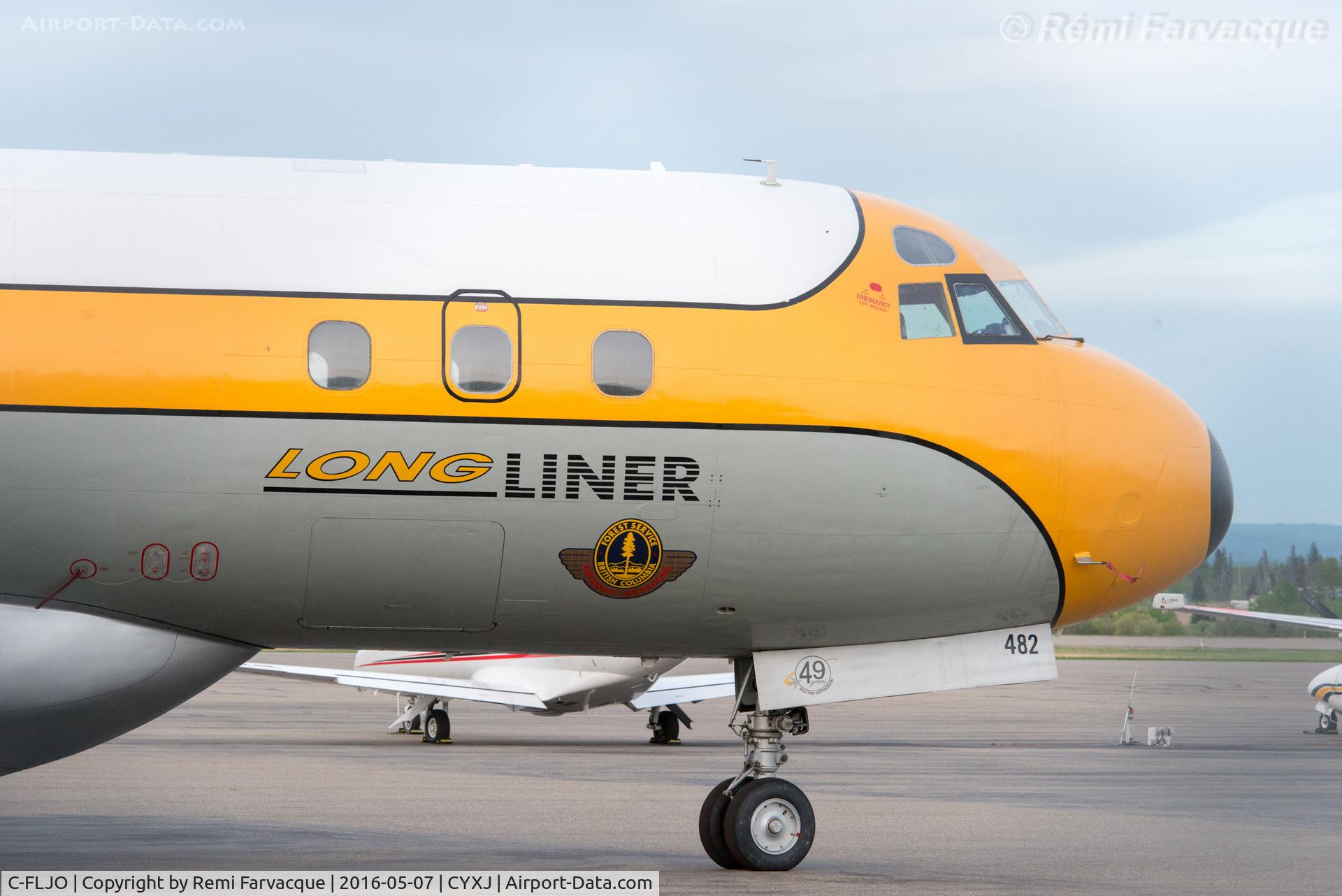 C-FLJO, Lockheed L-188C Electra C/N 1103, Livery detail.