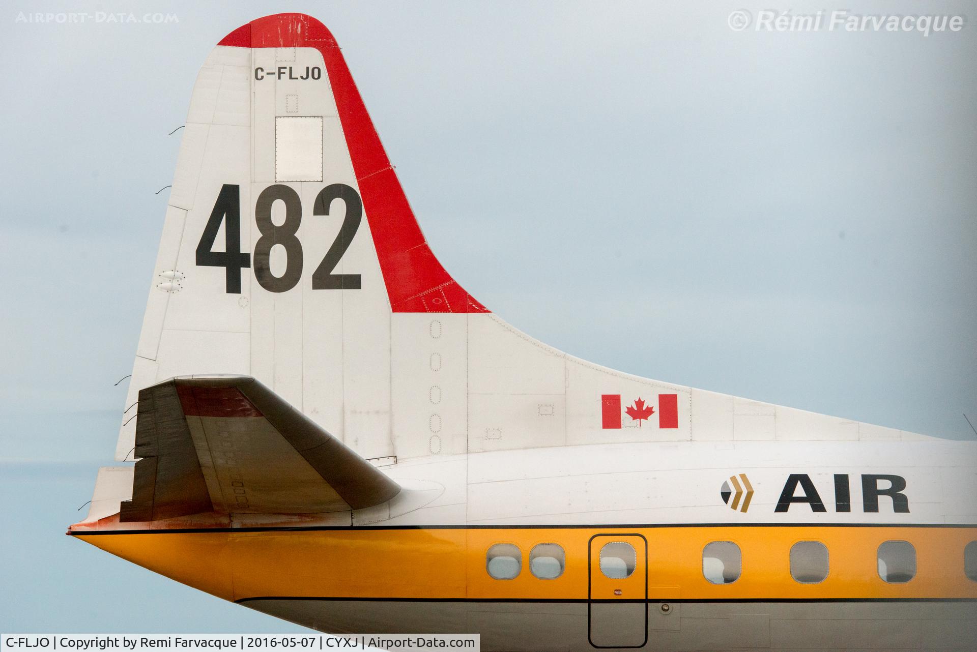 C-FLJO, Lockheed L-188C Electra C/N 1103, Livery detail