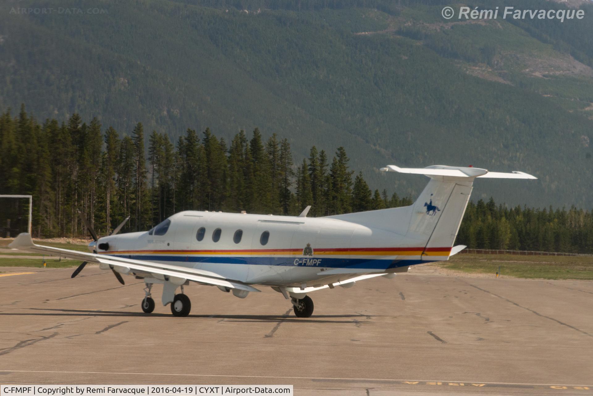 C-FMPF, 2006 Pilatus PC-12/47 C/N 768, Parked just south of main terminal.