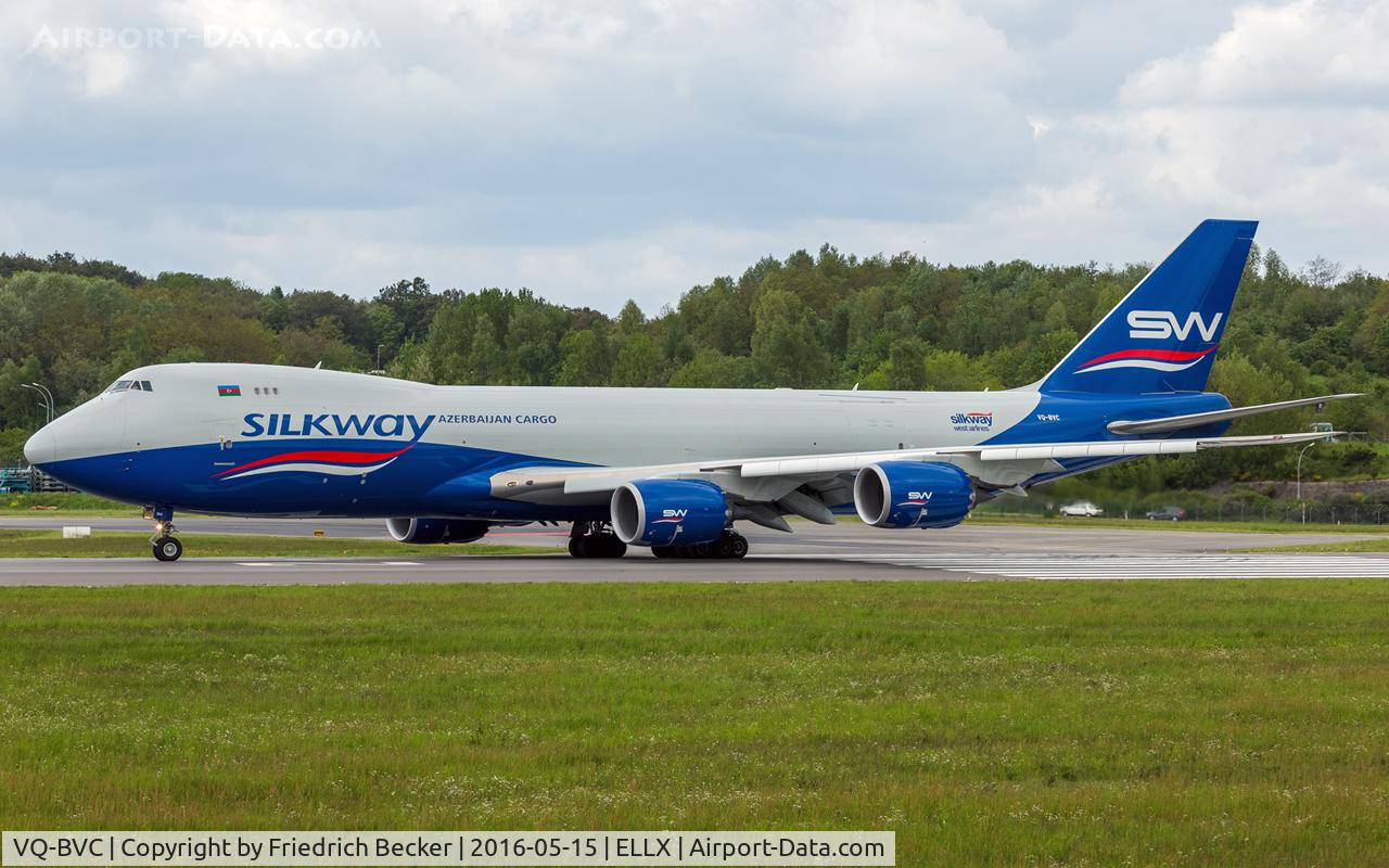 VQ-BVC, 2014 Boeing 747-83QF C/N 44937, departure via RW24