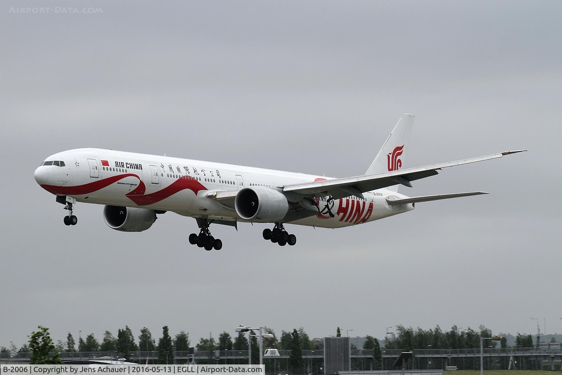 B-2006, 2014 Boeing 777-39L/ER C/N 44931, Arriving from Beijing