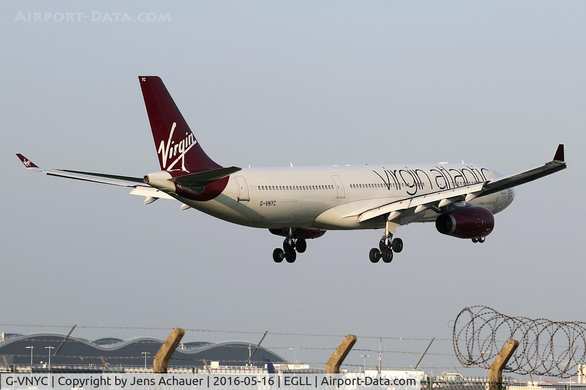 G-VNYC, 2012 Airbus A330-343X C/N 1315, Arriving from Washington