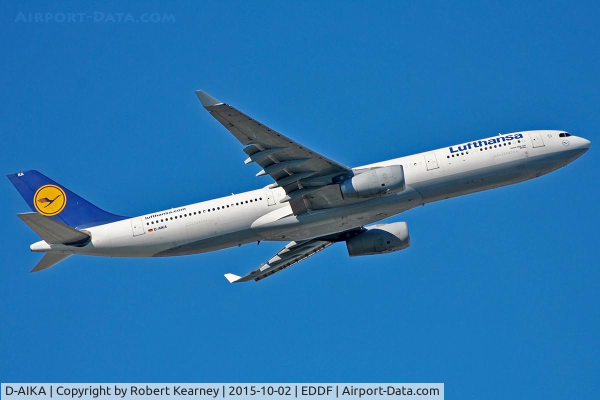 D-AIKA, 2004 Airbus A330-343X C/N 570, Climbing out of EDDF