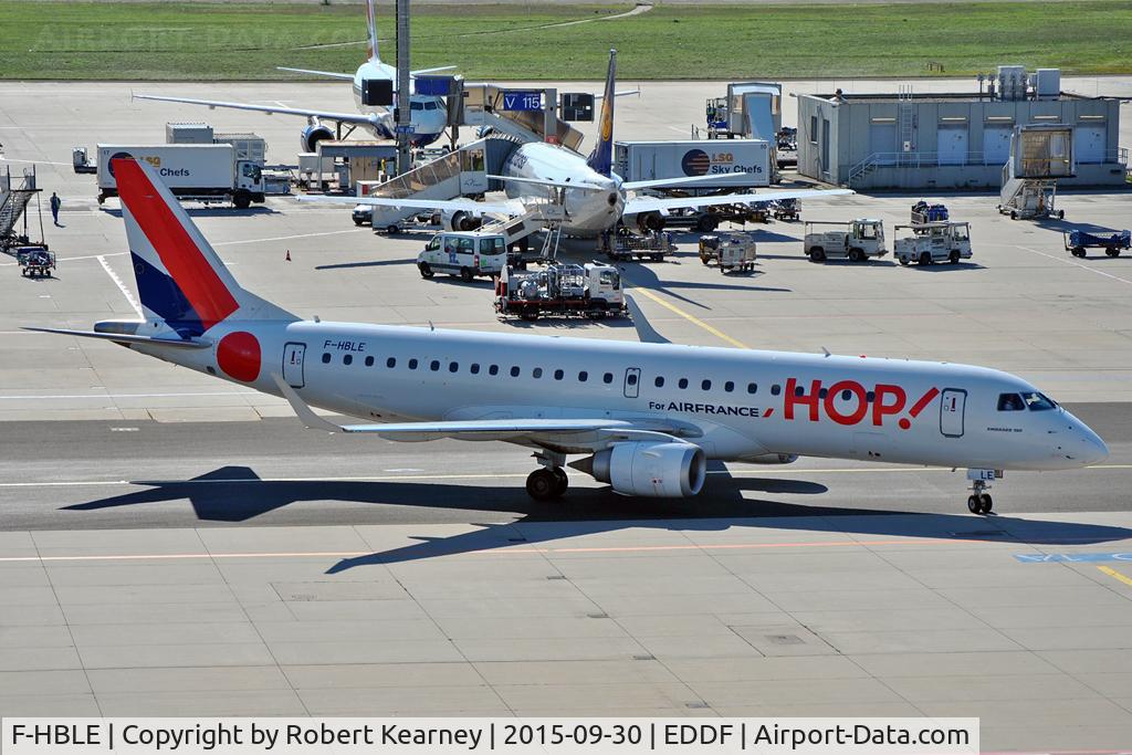 F-HBLE, 2007 Embraer 190LR (ERJ-190-100LR) C/N 19000123, Taxiing out for departure