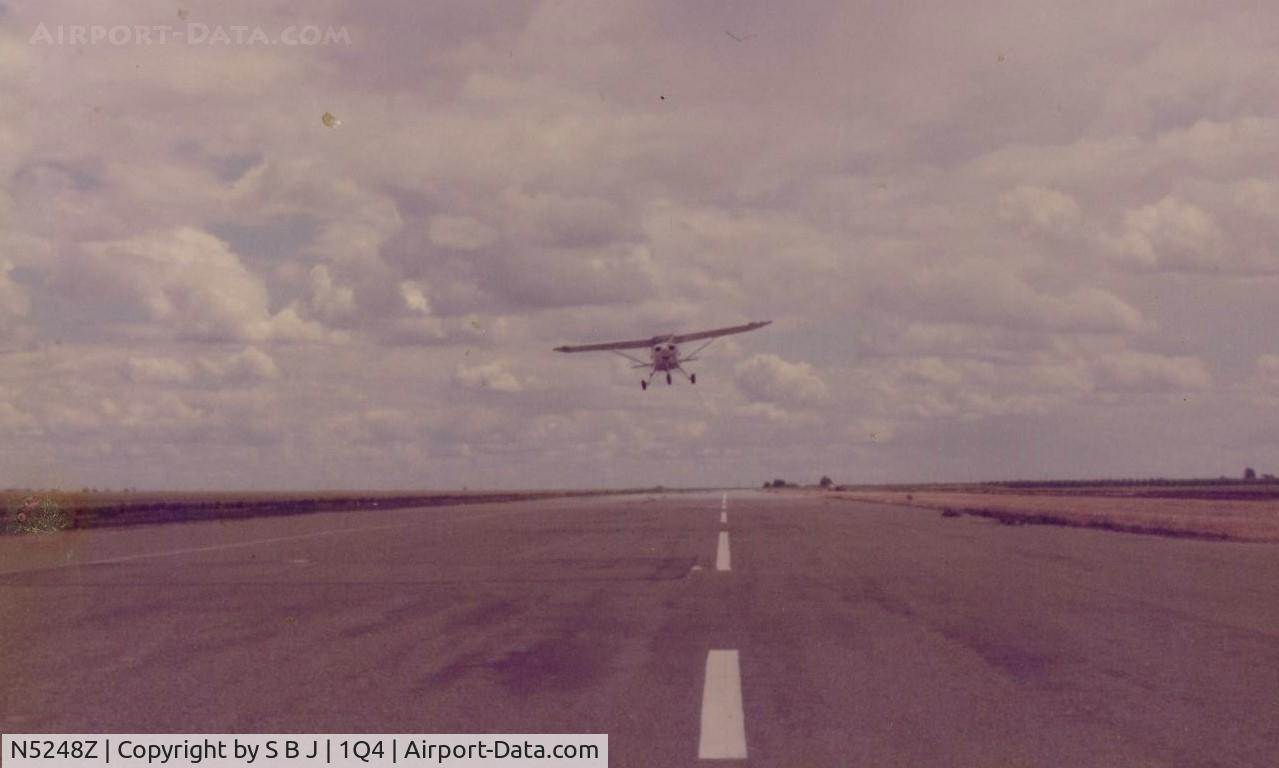 N5248Z, 1961 Piper PA-22-108 Colt C/N 22-8931, 48Z seen as it departs 1Q4.