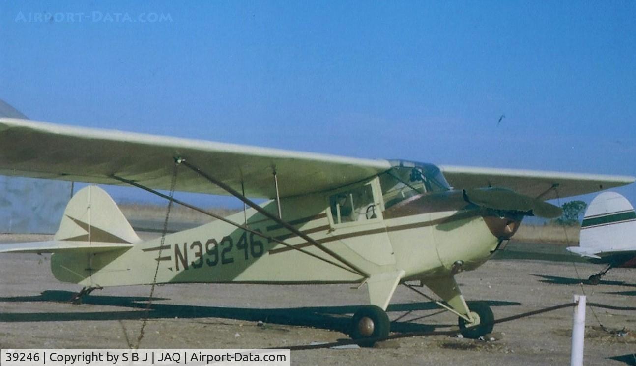 39246, 1945 Taylorcraft BC-12D Twosome C/N 6500, 246 when it was based at Westover airport.