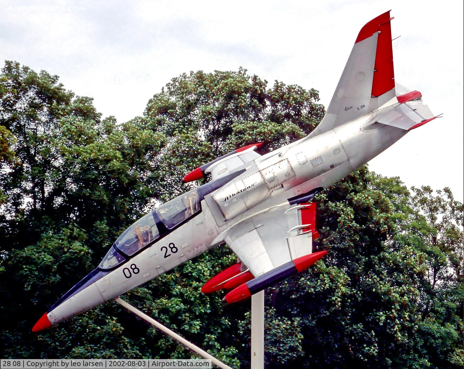 28 08, Aero L-39ZO Albatros C/N 731010, Speyer Museum 3.8.02 with fake s/n 08 28