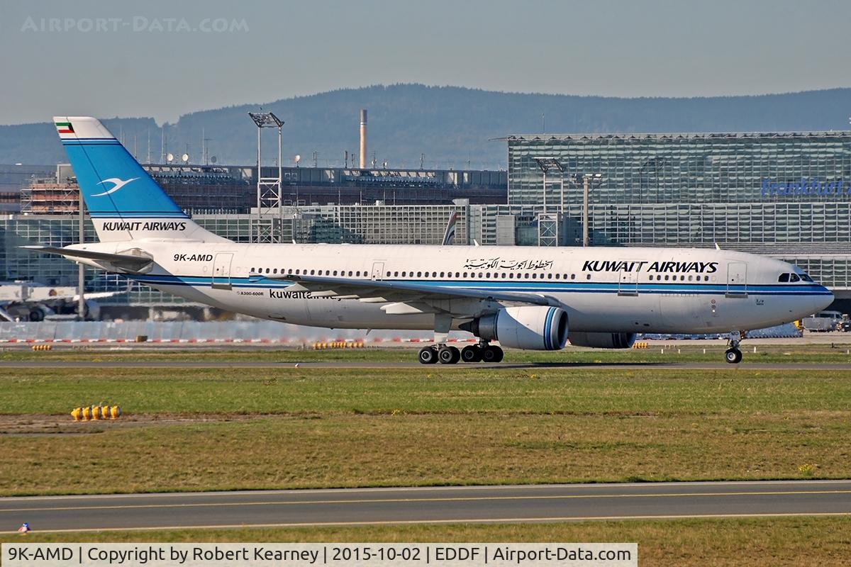 9K-AMD, 1993 Airbus A300B4-605R C/N 719, Taxiing in after arrival