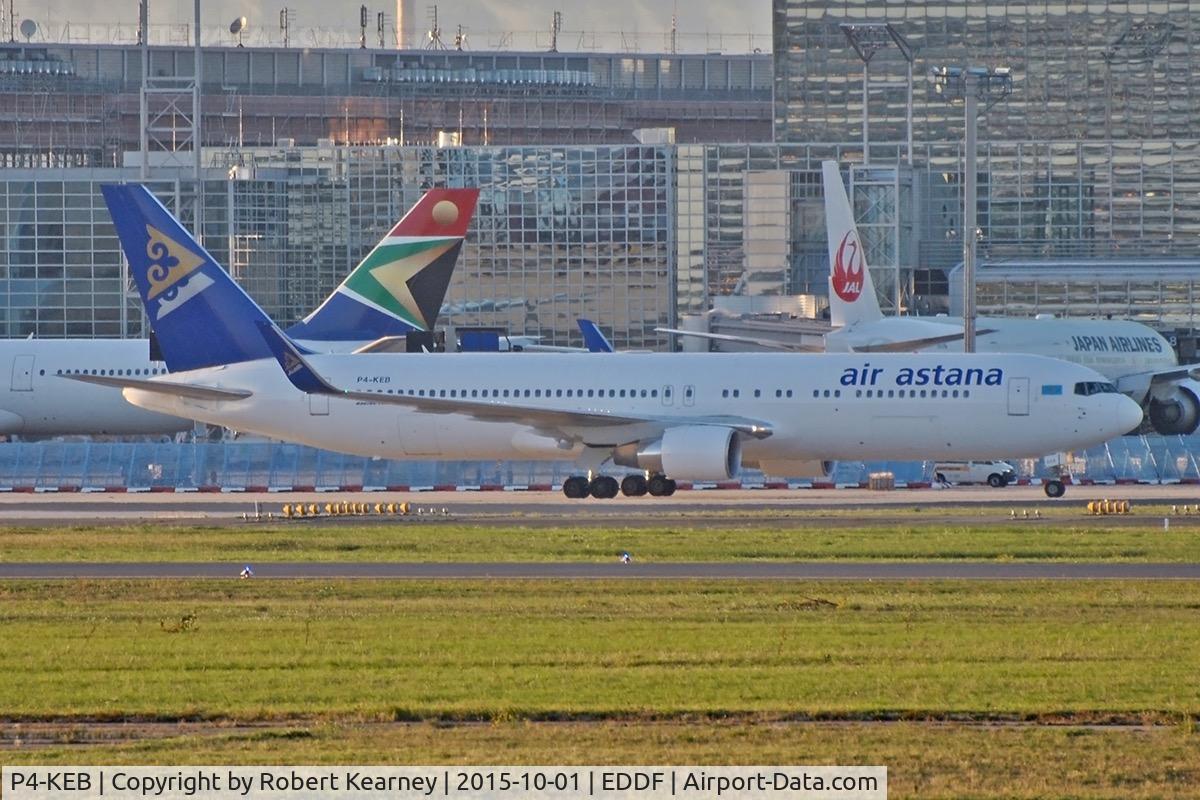P4-KEB, 2013 Boeing 767-3KY(ER) C/N 42221, Taxiing in after arrival