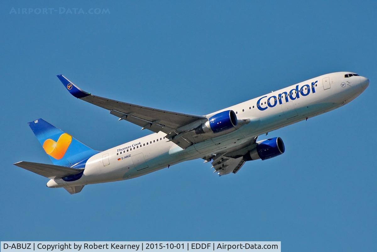 D-ABUZ, 1991 Boeing 767-330/ER C/N 25209, Climbing out of EDDF