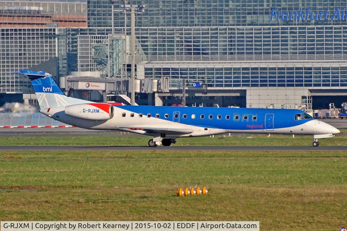 G-RJXM, 2000 Embraer ERJ-145MP (EMB-145MP) C/N 145216, Taxiing in after arrival
