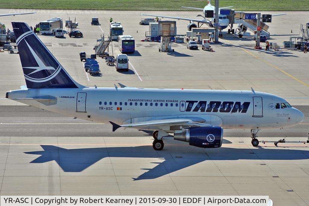 YR-ASC, 2007 Airbus A318-121 C/N 3220, Taxiing for departure