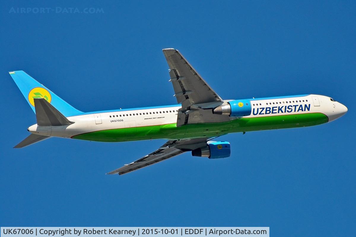 UK67006, 2013 Boeing 767-33PER C/N 40535, Climbing out of EDDF
