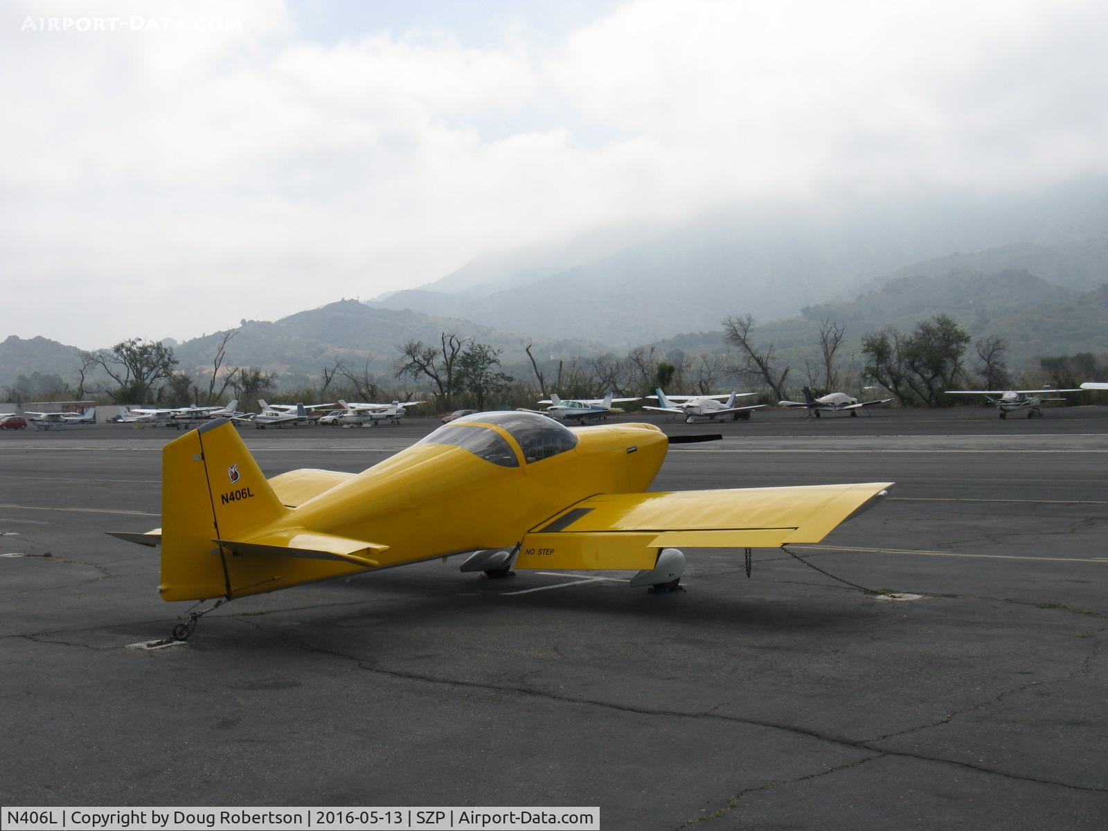 N406L, 2008 Vans RV-6 C/N 936, Provo PROVO 6, Lycoming O-320 160 Hp