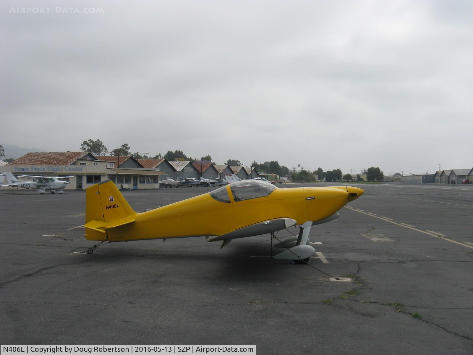 N406L, 2008 Vans RV-6 C/N 936, Provo PROVO 6, Lycoming O-320 160 Hp
