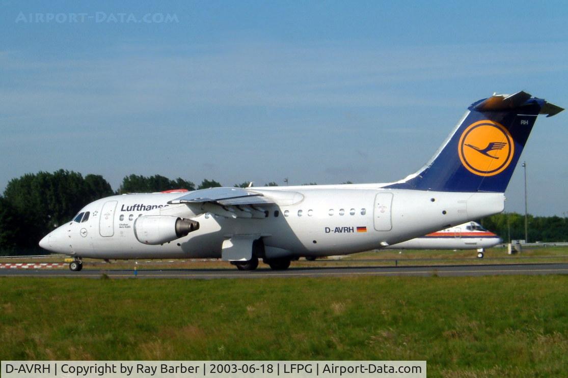 D-AVRH, 1995 British Aerospace Avro 146-RJ85 C/N E.2268, BAe 146-RJ85 [E2268] (Lufthansa Regional/Cityline) Paris-Charles De Gaulle~F 18/06/2003