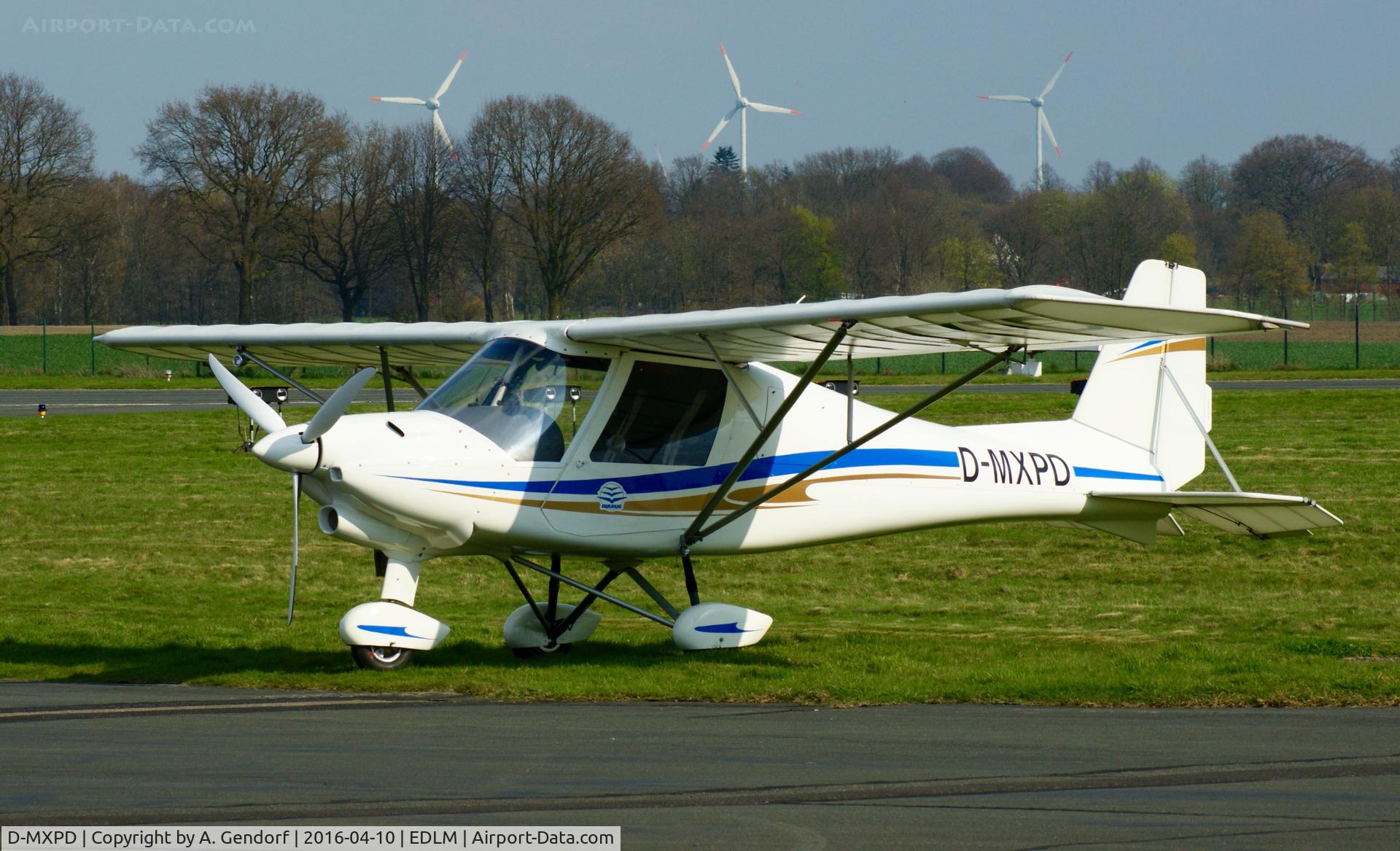 D-MXPD, 2018 Comco Ikarus C42 C/N 0910-7066, Private, seen here parked at Marl-Loemühle(EDLM) Airfield