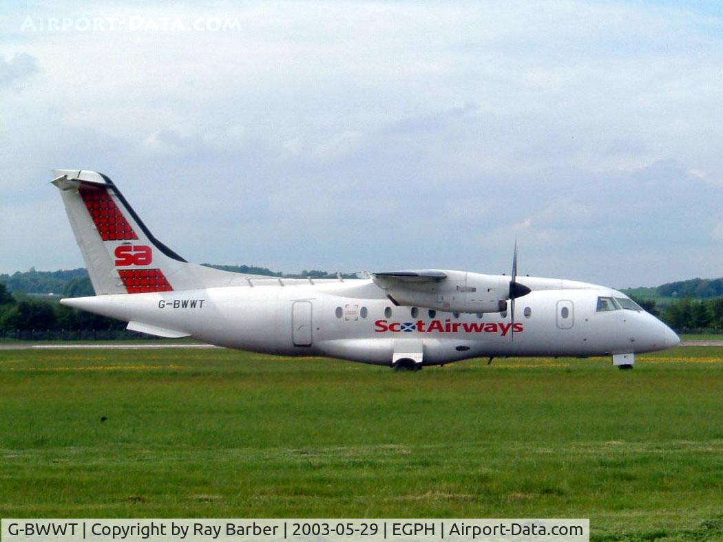 G-BWWT, 1995 Dornier 328-100 C/N 3022, Dornier Do.328-110 [3022] (ScotAirways) Edinburgh-Turnhouse~G 29/05/2003