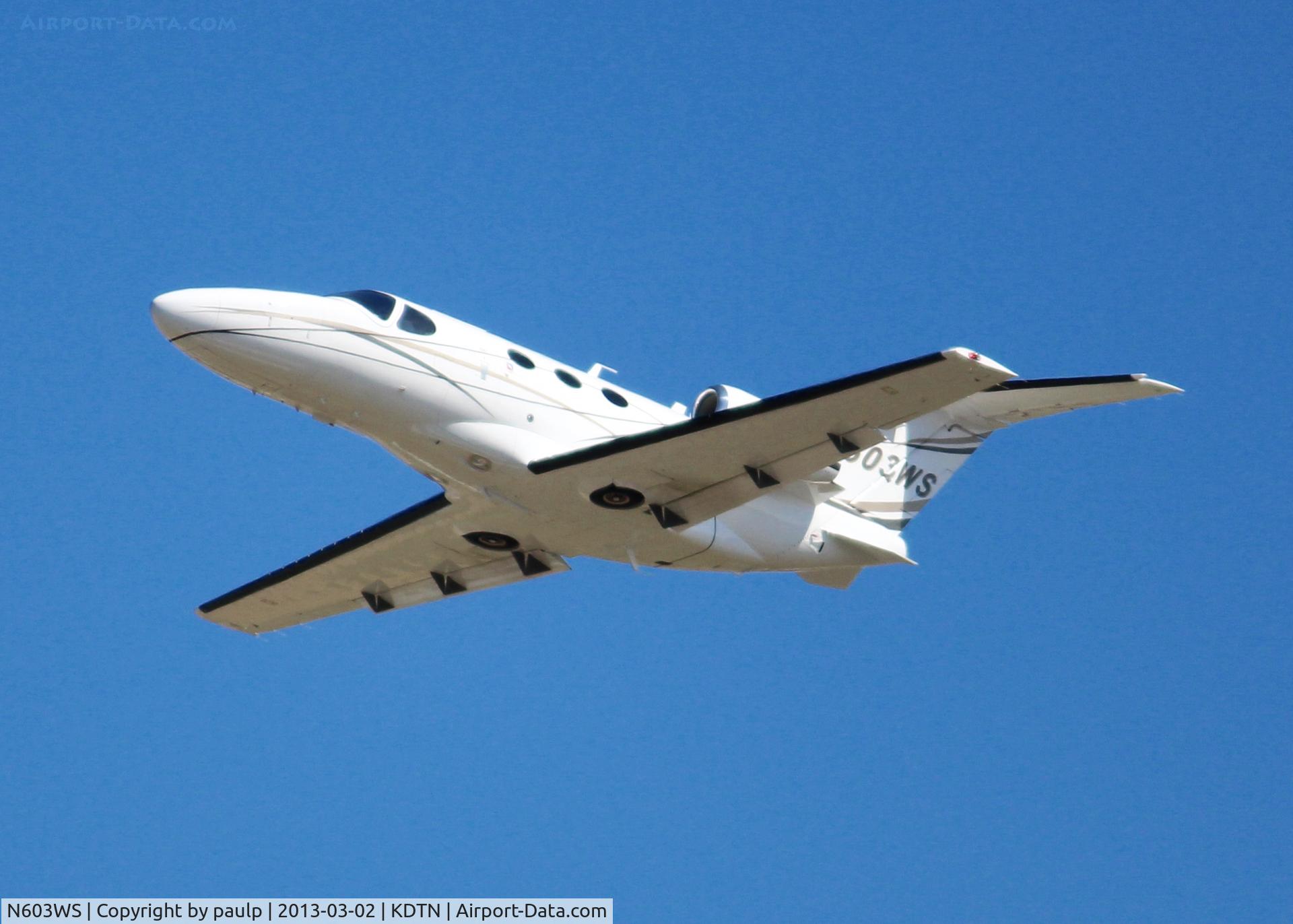 N603WS, Cessna 510 Citation Mustang C/N 510-0215, At Downtown Shreveport.
