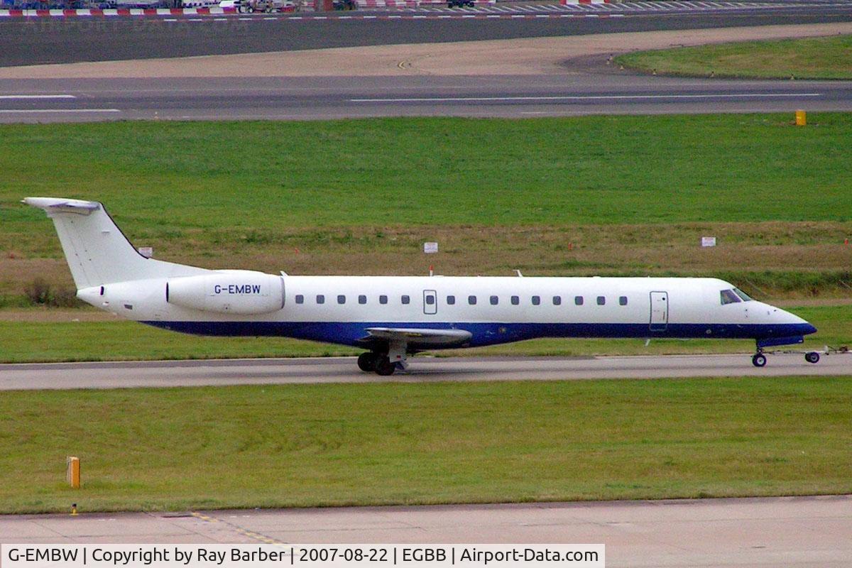 G-EMBW, 2001 Embraer EMB-145EU (ERJ-145EU) C/N 145546, Embraer ERJ-145EU [145546] (Flybe) Birmingham Int'l~G 22/08/2007