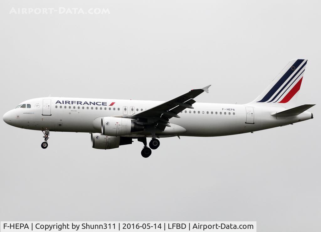 F-HEPA, 2009 Airbus A320-214 C/N 4139, Landing rwy 23