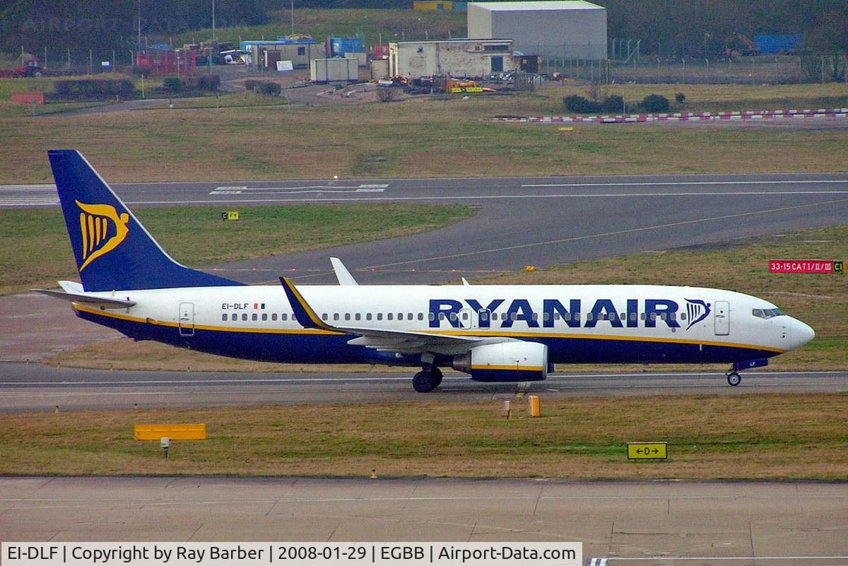 EI-DLF, 2006 Boeing 737-8AS C/N 33588, Boeing 737-8AS [33588] (Ryanair) Birmingham Int'l~G 29/01/2008