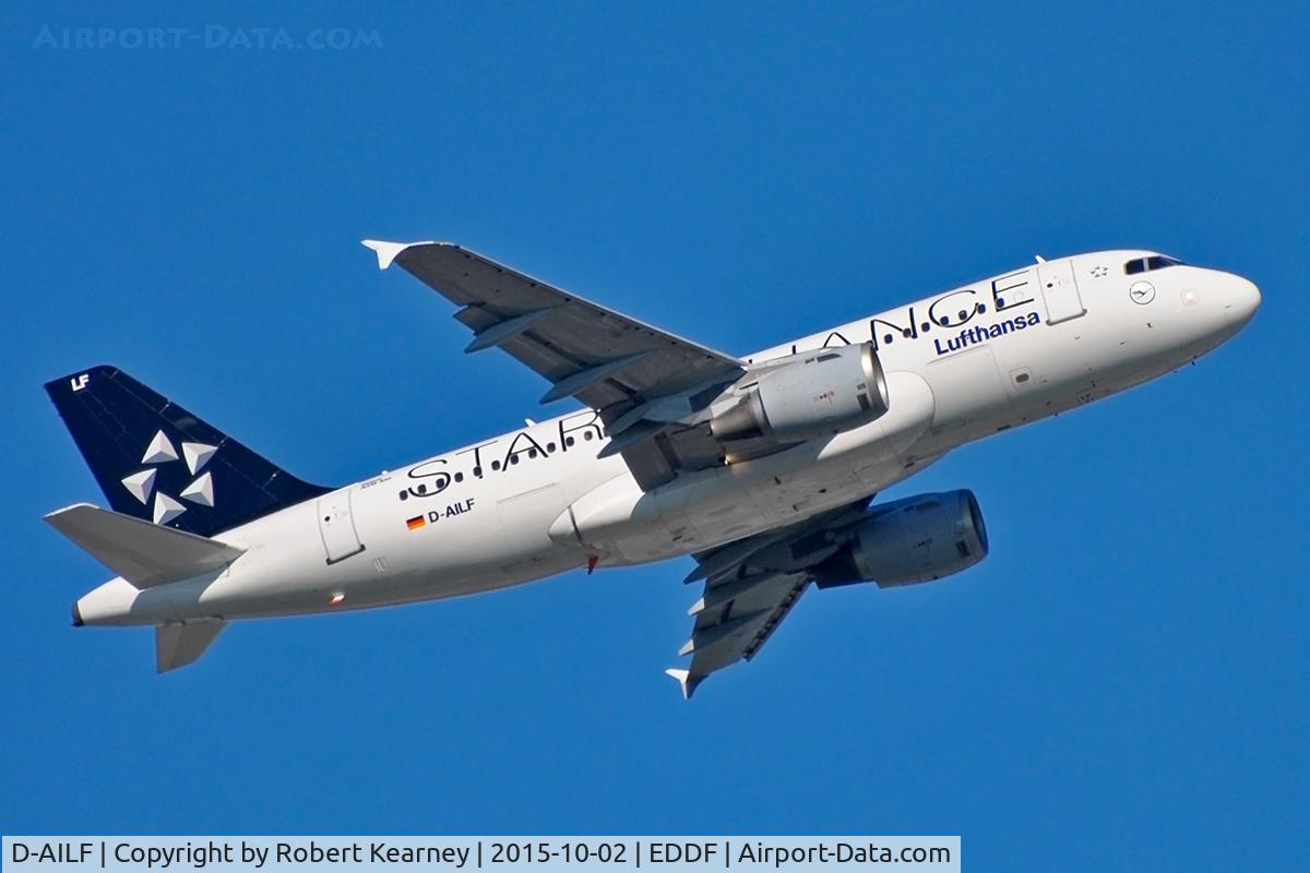 D-AILF, 1996 Airbus A319-114 C/N 636, Climbing out of EDDF