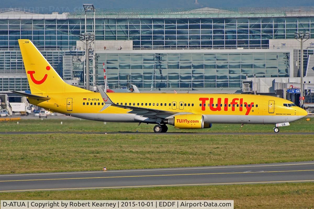 D-ATUA, 2010 Boeing 737-8K5 C/N 37245, Taxiing in after arrival