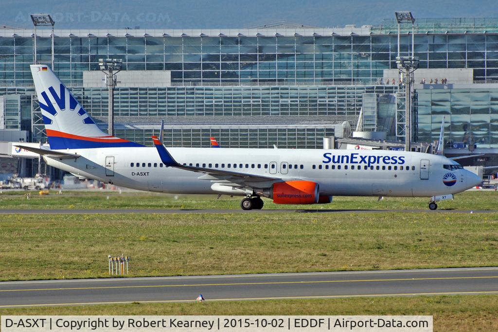 D-ASXT, 2010 Boeing 737-8EH C/N 35837, Taxiing in after arrival