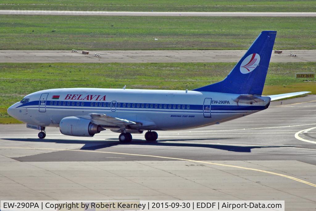EW-290PA, 1996 Boeing 737-5Q8 C/N 27629, Taxiing out for departure