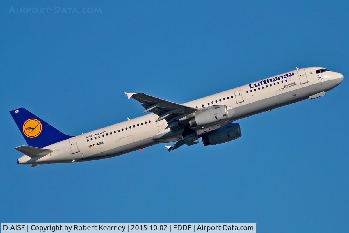 D-AISE, 2000 Airbus A321-231 C/N 1214, Climbing out of EDDF