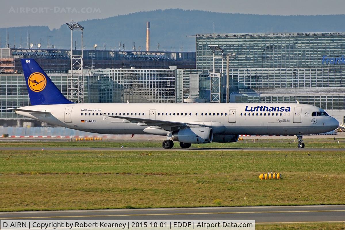 D-AIRN, 1995 Airbus A321-131 C/N 0560, Taxiing in after arrival