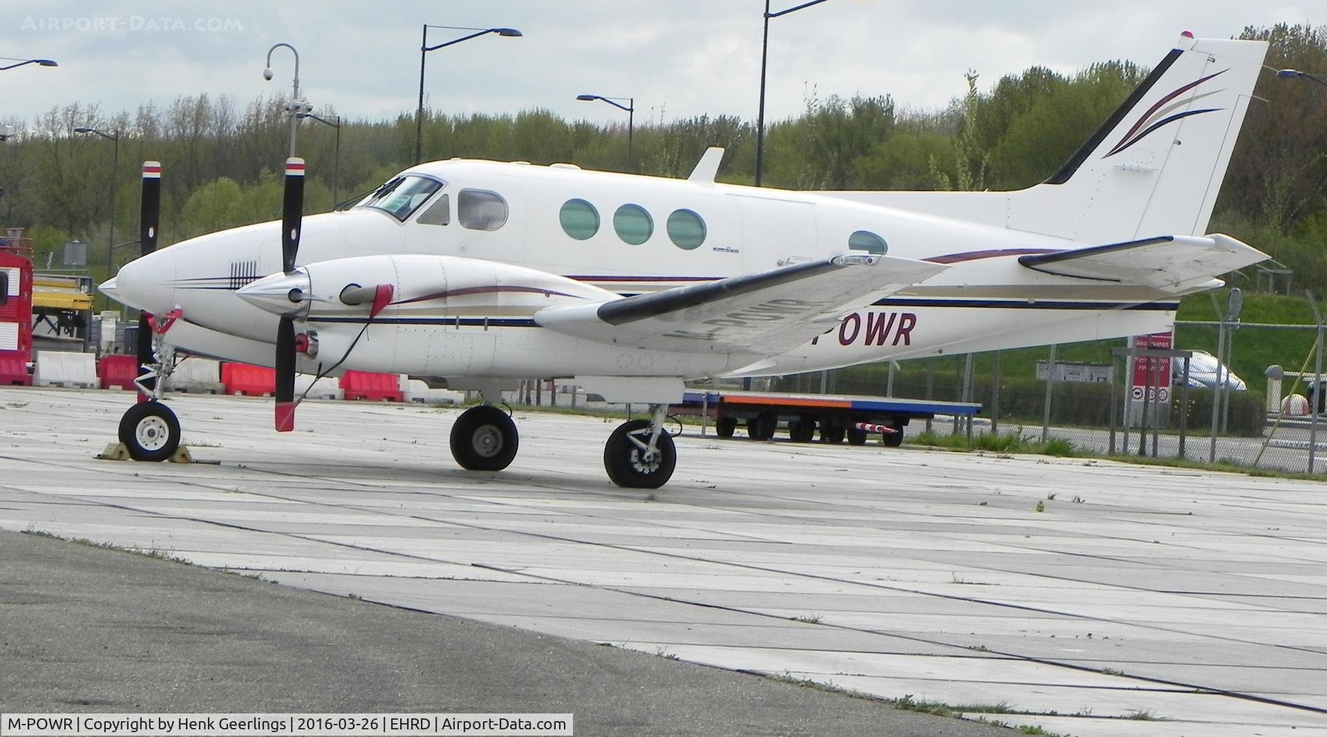 M-POWR, 1990 Beech C90A King Air King Air C/N Lj-1229, Rotterdam - The Hague Airport