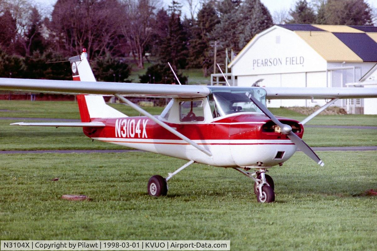 N3104X, 1966 Cessna 150F C/N 15064504, KVUO, 1998
