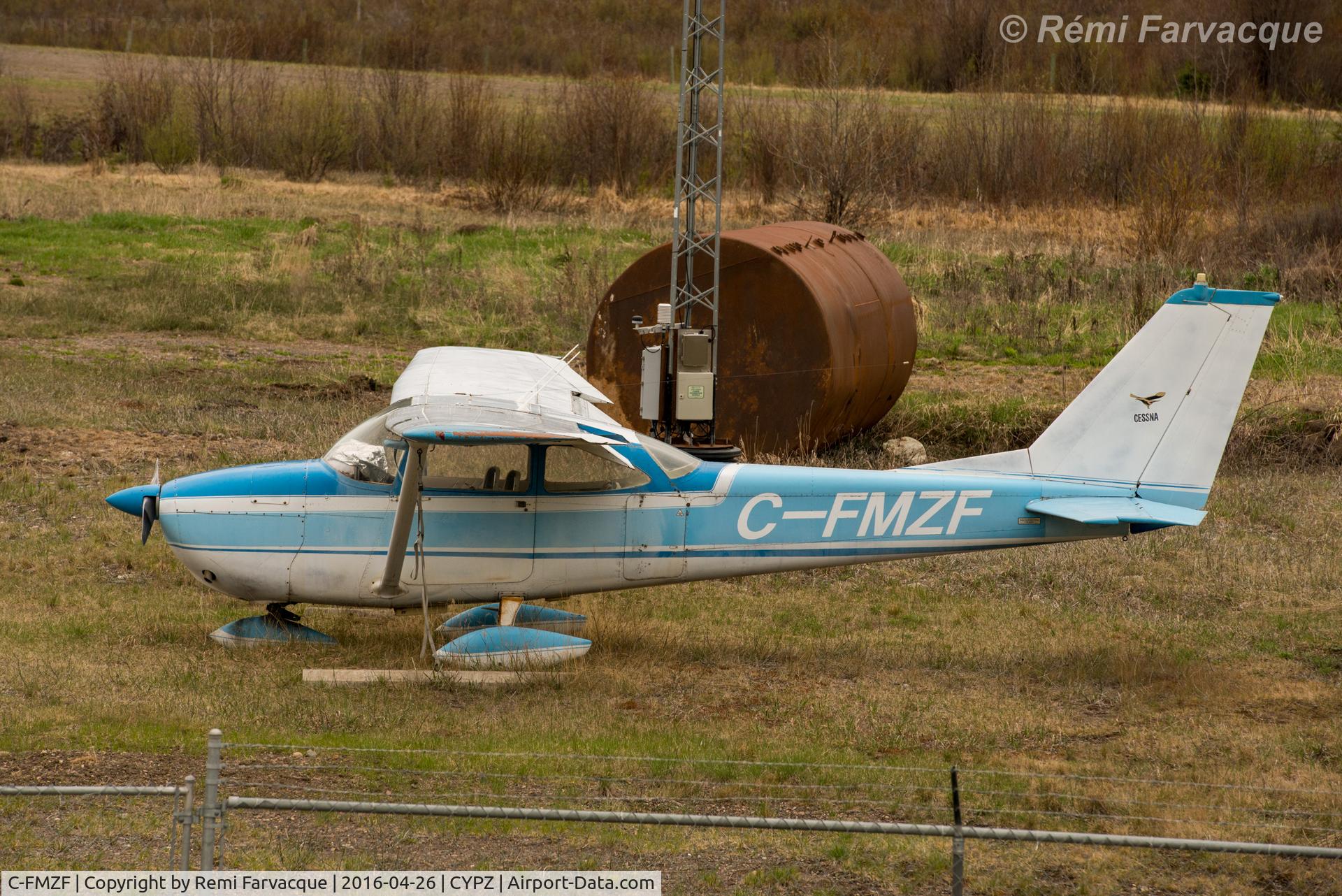 C-FMZF, 1963 Cessna 172D C/N 17249865, Parked at northwest end of airport.