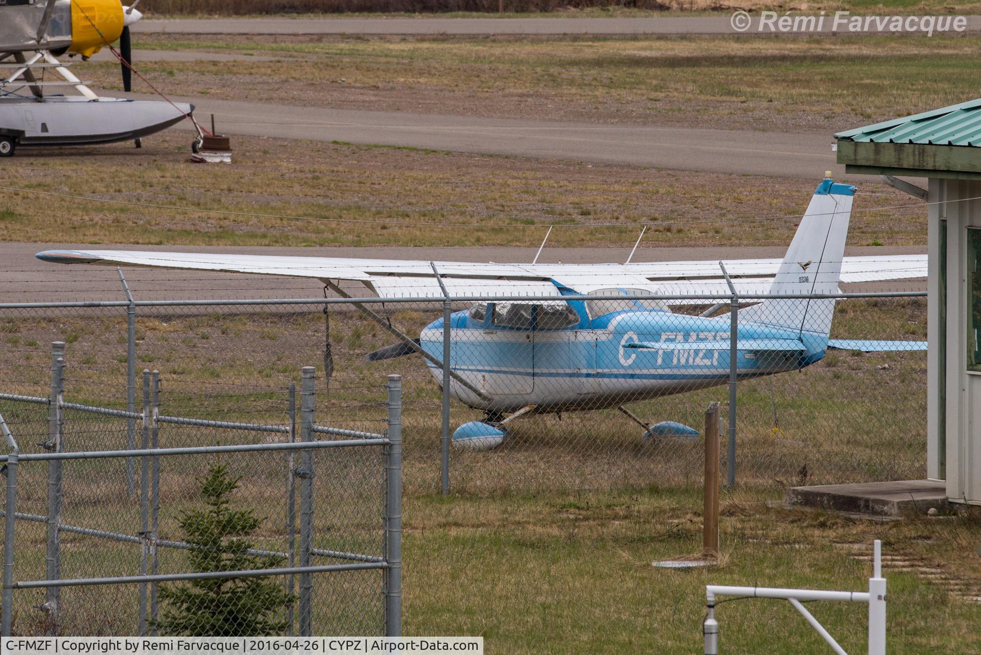 C-FMZF, 1963 Cessna 172D C/N 17249865, Parked at northwest end of airport.