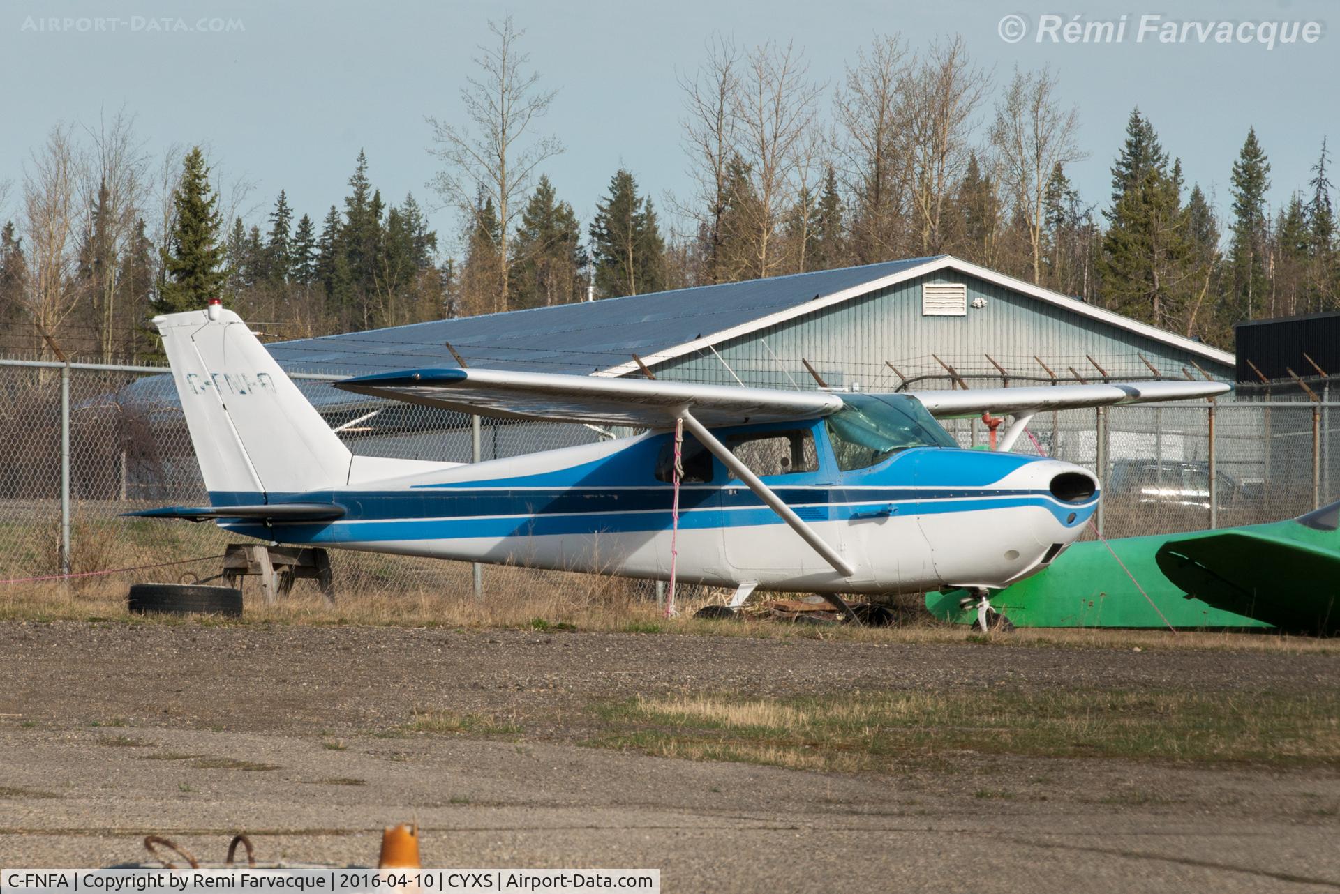 C-FNFA, 1961 Cessna 172B C/N 17248391, Parked south of main terminal