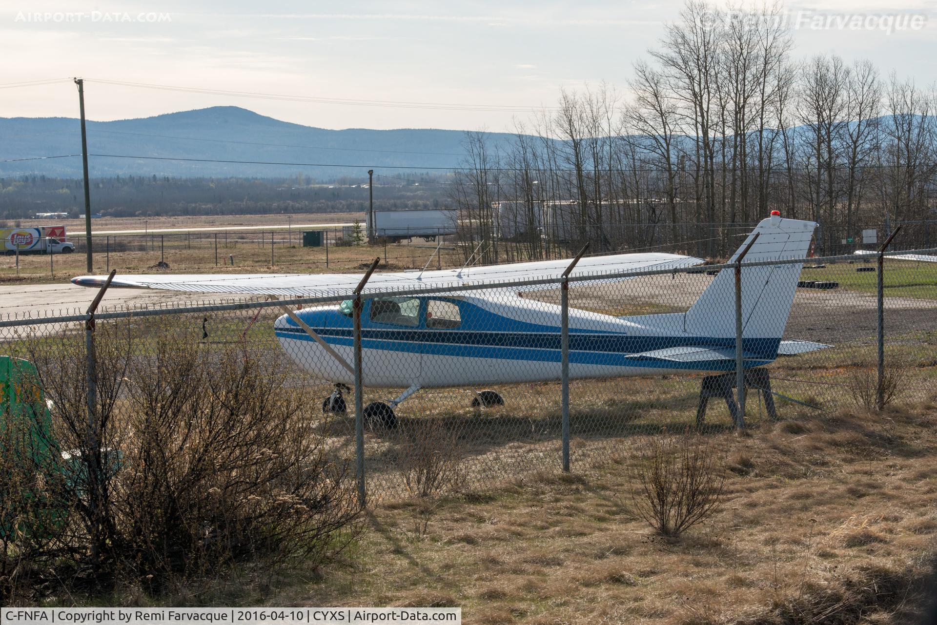 C-FNFA, 1961 Cessna 172B C/N 17248391, Parked south of main terminal